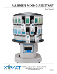 Allergen Mixing Assistant User Manual