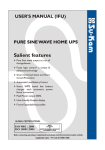 pure sine wave home ups users manual