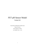 FET pH Sensor Model