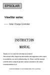 INSTRUCTION MANUAL - Solarzellen