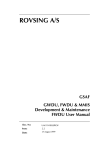 FWDU User Manual (Issue 2.2, 15.08.1999)