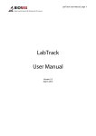 LabTrack 2.3 manual