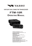Click here to the user manual for FTM-10R