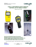 casella instruments north american price list