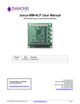 Janus-MM-4LP User Manual - Diamond Systems Corporation