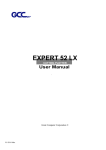 Expert 52LX Manual