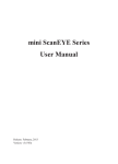mini ScanEYE Series User Manual