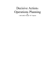 Decisive Action Operations Planning Manual
