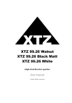 XTZ 99.26 Walnut XTZ 99.26 Black Matt XTZ 99.26 White