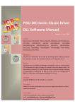 PISO-DIO Series Classic Driver DLL Software Manual
