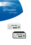 LR77 v2 Libratum user`s guide
