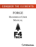 FORGE Series User`s Manual