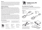 Your AdderLink LPV package