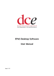 EPAS Desktop Software User Manual