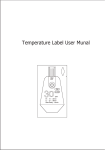 Temperature Label User Munal