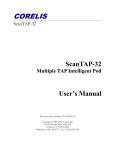 ScanTAP-32 Multiple TAP Intelligent Pod User`s Manual