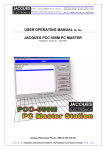 PCC-550M Master-User Manual