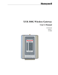 XYR 300G Wireless Gateway User`s Manual