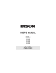 USER`S MANUAL - Bison Gear and Engineering Corporation