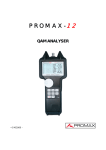 User manual for PROMAX