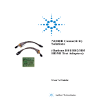 N1080B Connectivity Solutions (Options H01/H02/H03