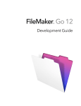 FileMaker Go Development Guide (for iPhone and iPad)