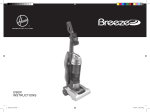Hoover Breeze Pets Upright Vacuum Cleaner