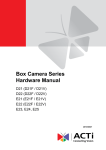 Box Camera Series Hardware Manual