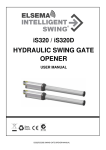 HYDRAULIC SWING GATE OPENER