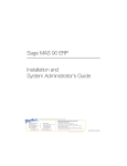 Sage MAS 90 Version 4.3 Installation and Administration