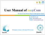 User Manual of easyCom