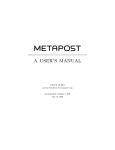 MetaPost: A User`s Manual