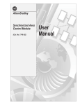 Synchronized Axes Control Module User Manual