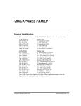 QuickPanel Hardware Reference Manual, GFK-1857