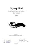Osprey Lite - CT LAB Power Quality