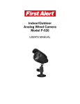 Indoor/Outdoor Analog Wired Camera Model P-520