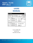 Xpert/XLite PPP SLL Users Manual