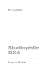 Studiophile DX4 User Guide
