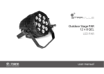 Outdoor Stage PAR 12 × 8 QCL LED PAR user manual