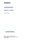 SIMATIC TIWAY I Systems Manual