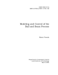 Modeling and Control of the Ball and Beam