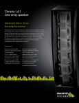 Christie LA1 Line array speaker