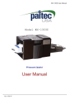 User Manual - Paitec USA