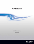 Christie CP2000-SB User Manual