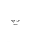 Krontek SL160 Digital Clock