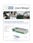 X-332 Users Manual