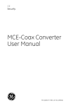 MCE-Coax Converter User Manual