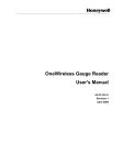 OneWireless Gauge Reader User`s Manual