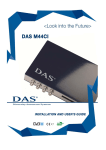 installation and user`s guide – das m44ci