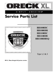 Service Parts List